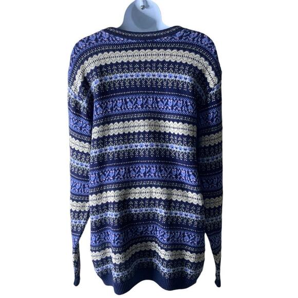 Northern Reflections Vintage Sweater Womens XL Fair Isle Preppy Retro Pullover - Picture 3 of 6